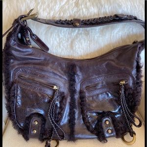 NWOT VINTAGE Isabella Fiore Hendrix Line Purse